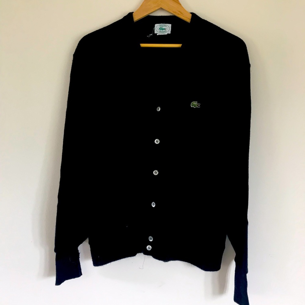 Men’s Vintage Izod Lacoste cardigan Sweater